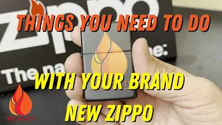 Beginners Guide: How to Prepare Your Brand New Zippo