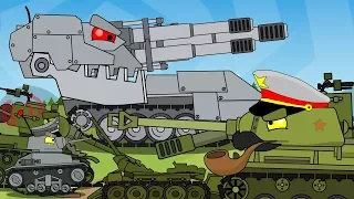 Birth of a steel monster (ALL EPISODES) - Cartoons about tanks