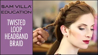 How To Create a Twisted Loop Headband Braid