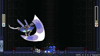 MegaMan X8 Demake - Dark Mantis / Unarmored X - No Damage