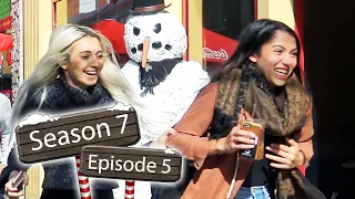 Scary Snowman Hidden Camera Prank - Providence Rhode Island