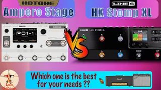 Ampero Stage vs Line 6 HX Stomp XL: which one is the best for your needs? (vs real tube amps)