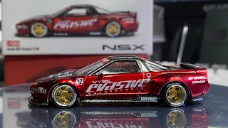 Unboxing 1:64 Mini GT x Kaido House Honda NSX Evasive V1 Red