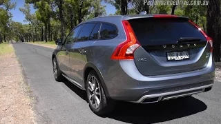 2016 Volvo V60 Cross Country D4 (twin-turbo) 0-100km/h & engine sound