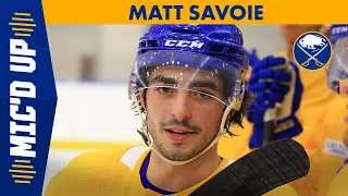 "The Heavens Opened Up For That Pass" | Buffalo Sabres Prospect Matt Savoie Mic'd Up During Game!