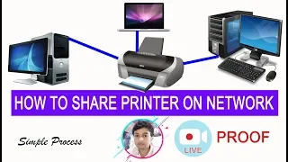 How To Share Printer On Network in HINDI | Part3