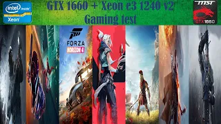 GTX 1660 Gaming test - xeon E3 1240 v2 | 1080p 60fps