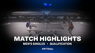 Manav Vikash Thakkar vs Salifou Abdel Kader | WTT Star Contender Doha 2021 | MS | Qual