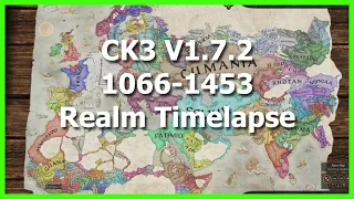 Crusader Kings III 1066-1453 Realm Timelapse