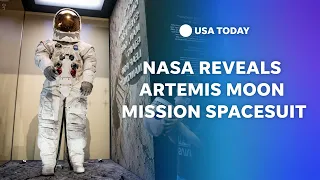 Watch: NASA reveals Artemis Moon mission spacesuit | USA TODAY