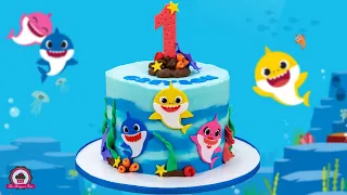 Baby Shark Birthday Cake Tutorial