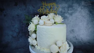 Almond coconut cake| Raffaello cake recipe| Beautiful Birthday cake | Cake decorating ideas