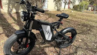 X20 Electric Bike - KM to MPH