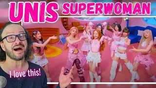 love this!! UNIS (유니스) SUPERWOMAN Official MV reaction