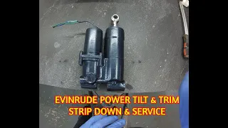 1980 - 1990's Evinrude Power Tilt & Trim Full Strip Down and Service