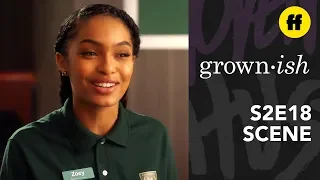 grown-ish Season 2, Episode 18 | Professor Hewson Finds Out Zoey Knows | Freeform