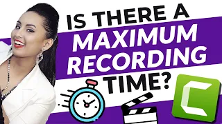 Camtasia 2020 How Long Can You Record For? // Max Recording Time?
