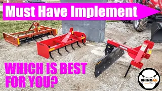 Rear Grader Blade versus Box Blade versus Grading Scraper: Which is BEST for You?