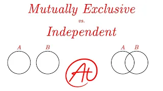 Mutually Exclusive vs. Independent Events EXPLAINED in 4 minutes