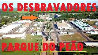 Os Desbravadores 2019 Parque do Peão de Barretos SP - Imagens Aereas-Drone Dji Mavic Pro-Pedal MTB