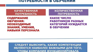 7. Переподготовка и обучение персонала