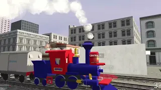 CASEY JR - THOMAS AND THE BUSY JUNCTION! - THE TRAINZ! - TRAINZ RAILROAD SIMULATOR