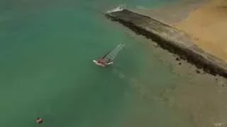 Windsurfing, Kailua Bay, 4k, by DJI Phantom 3 Professional