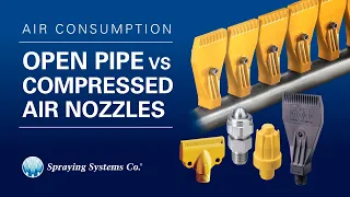 Air Consumption Open Pipe vs Air Knife