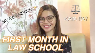 FIRST MONTH IN LAW SCHOOL | BAKIT AYAW KO NA? | Jonah Abigael