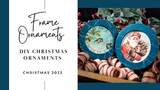 DIY Christmas Frame Ornaments