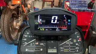 Cheap Chinese digital speedometer on K100