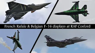 Breathtaking F-16 & Rafale displays | RAF Cosford