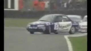 Nigel Mansell 1993 Donington Park BTCC crash