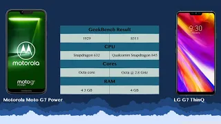 Motorola Moto G7 Power vs LG G7 ThinQ   - Phone battle!