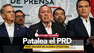 #AstilleroInforma | Por exclusión de Mancera y Aureoles, PRD se declara “en pausa” en Frente Amplio