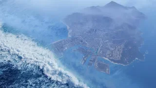 GTA 5 - World's BIGGEST Tsunami EVER!! (100,000ft Deep)