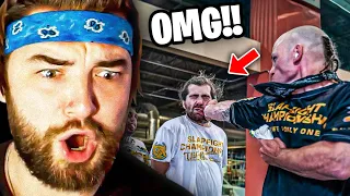 KingWoolz Reacts to THE GREATEST KNOCKOUTS IN SLAPFIGHT HISTORY!! (INSANE)