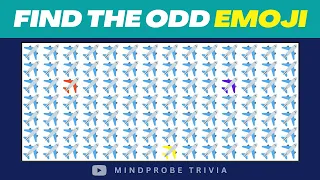 Emoji Enigma Challenge: Decipher the Cryptic Language of Emojis! 🤷 ♂️🧩 Find The Odd Emoji