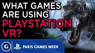 The PS4 Games Using PlayStation VR - Paris Games Week 2015 | Sony Post Show Highlight