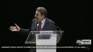 «URGENTE CHE GLI ARTISTI SI MOBILITINO PER METTERE UN ARGINE ALLA CATASTROFE» | 17/04/2024