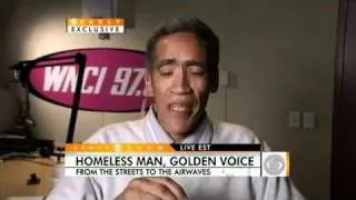 Ted Williams (Golden Radio Voice) on CBS Interview