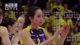 Samantha Bricio (Imoco Volley Conegliano) vs UYBA 180217, Igor Novara 180218 (Italian Cup Final 4)