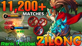 11,200+ Matches Zilong Monster EXP Laner - Top 1 Global Zilong by Yang。Su我 - Mobile Legends
