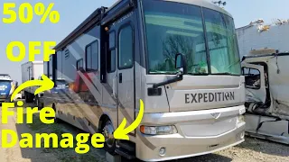 We Bought a Fire Damage Motor Home RV From Copart For A Good Deal