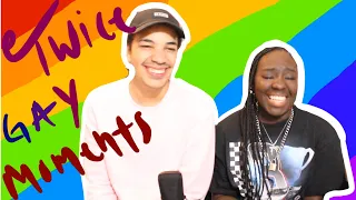 reacting to TWICE GAY MOMENTS 🌈  // MY FIRST EVER REACTION VIDEO!!