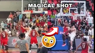 JUSTIN BROWNLEE NAGPAMALAS NANG MAGIC SHOT | SIGAWAN MGA FANS