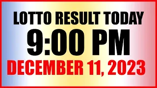 Lotto Result Today 9pm Draw December 11, 2023 Swertres Ez2 Pcso