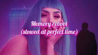 Memory reboot (slowed at perfect time)