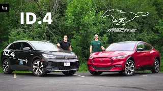 Can The 2022 VW ID4 Or The Ford Mustang Mach E Dethrone The Tesla Model Y?