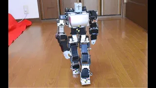 人間のような歩き方をするロボットⅡ(Biped robot walks just like a human being Ⅱ.)